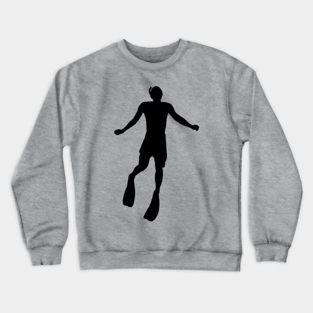 Scuba Diver Crewneck Sweatshirt by ShopBuzz